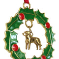 Labrador Retriever Wreath Ornament