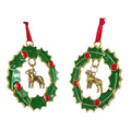 Labrador Retriever Wreath Ornament
