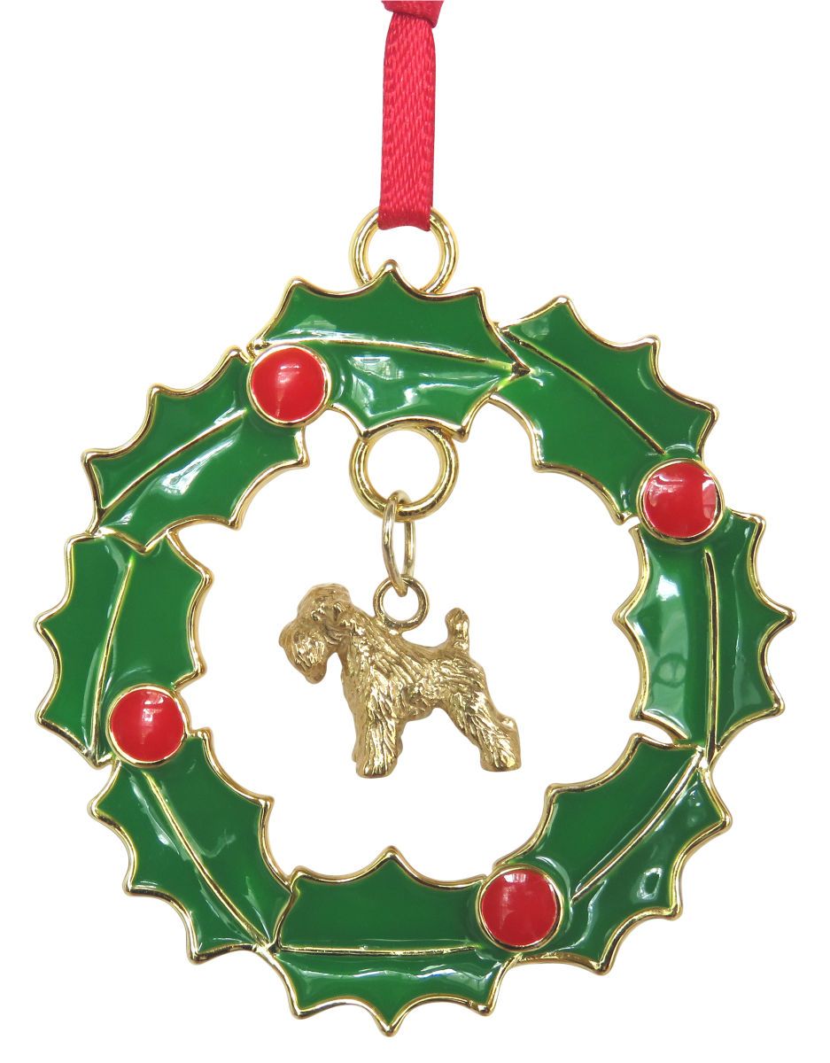 Soft Coated Wheaten Terrier  Wreath Ornament