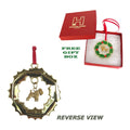 Soft Coated Wheaten Terrier  Wreath Ornament