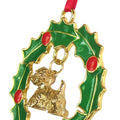 West Highland White Terrier Wreath Ornament