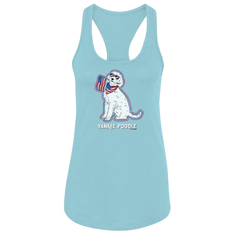 Yankee Poodle - Ladies Racerback Tank Top