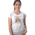 Yorkshire Terrier Love Text - Women's V-Neck T-Shirt