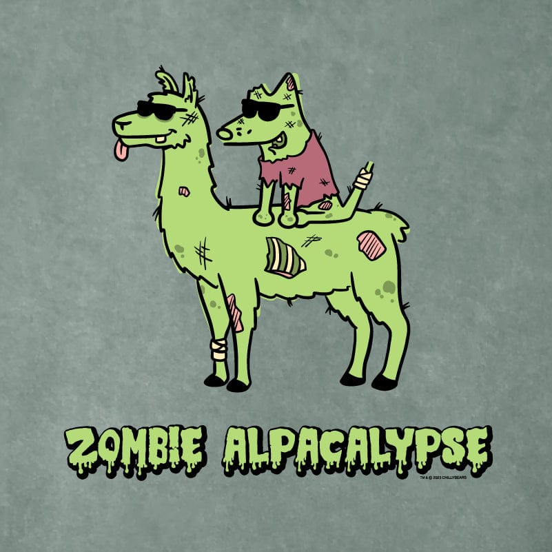 Zombie Alpacalypse - Salt Wash Pullover Hoodie