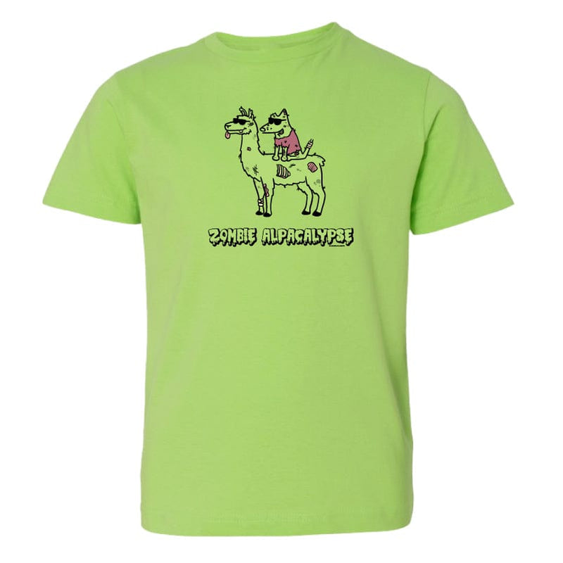 Zombie Alpacalypse - Youth Short Sleeve T-Shirt