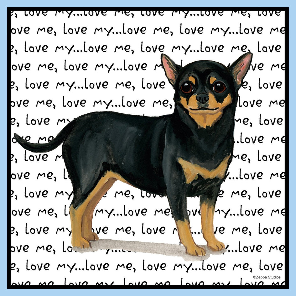 Chihuahua Love Text - Adult Unisex T-Shirt