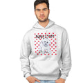 Bichon Frise Puppy Love - Adult Unisex Hoodie Sweatshirt