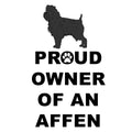 Affenpinscher Proud Owner - Women's V-Neck T-Shirt