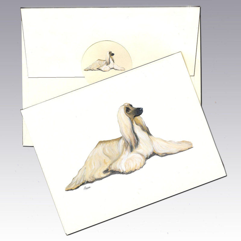 Afghan Hound Note Cards