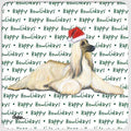 Afghan Hound "Happy Howlidays" Coaster