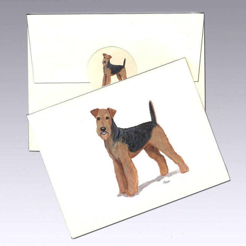 Airedale Terrier Note Cards