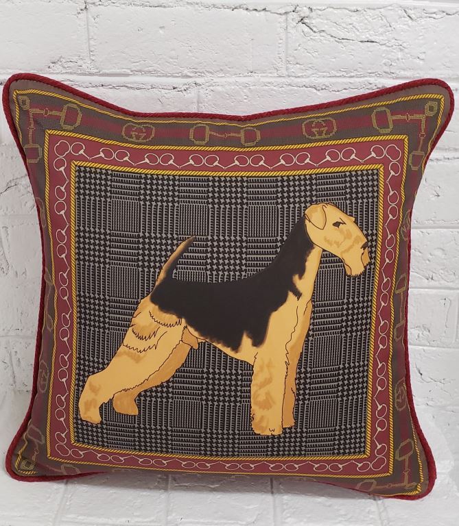 Airedale Terrier  Pillow Cover