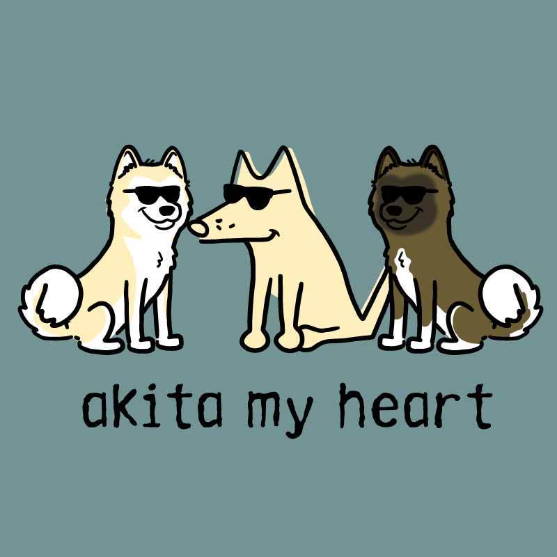 Akita My Heart - Sweatshirt Pullover Hoodie