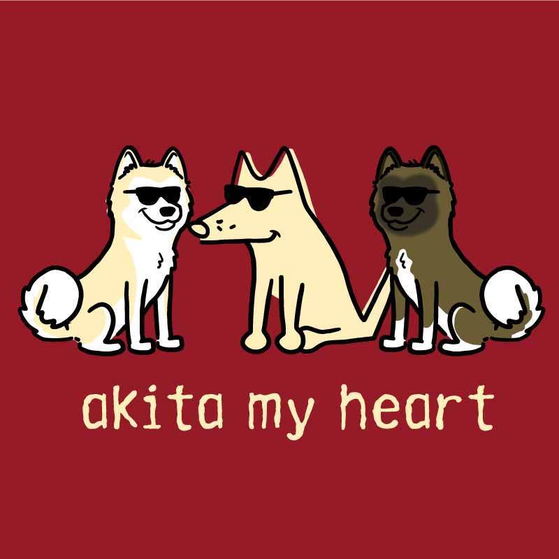 Akita My Heart - Canvas Tote