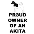 Akita Proud Owner - Adult Unisex Hoodie Sweatshirt