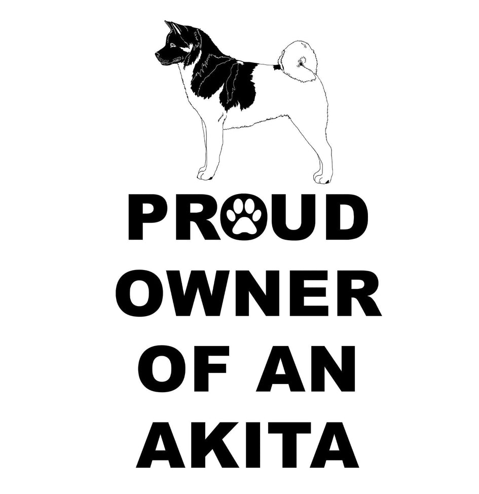 Akita Proud Owner - Adult Unisex Hoodie Sweatshirt