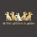 All That Glitters Is Golden - Ladies Plus V-Neck Tee