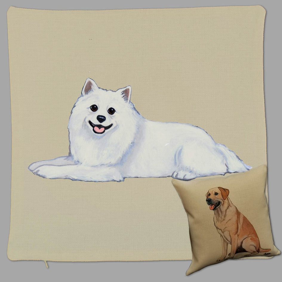 American Eskimo Dog Pillow Cover