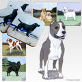 American Staffordshire Terrier Scenic Square Coaster