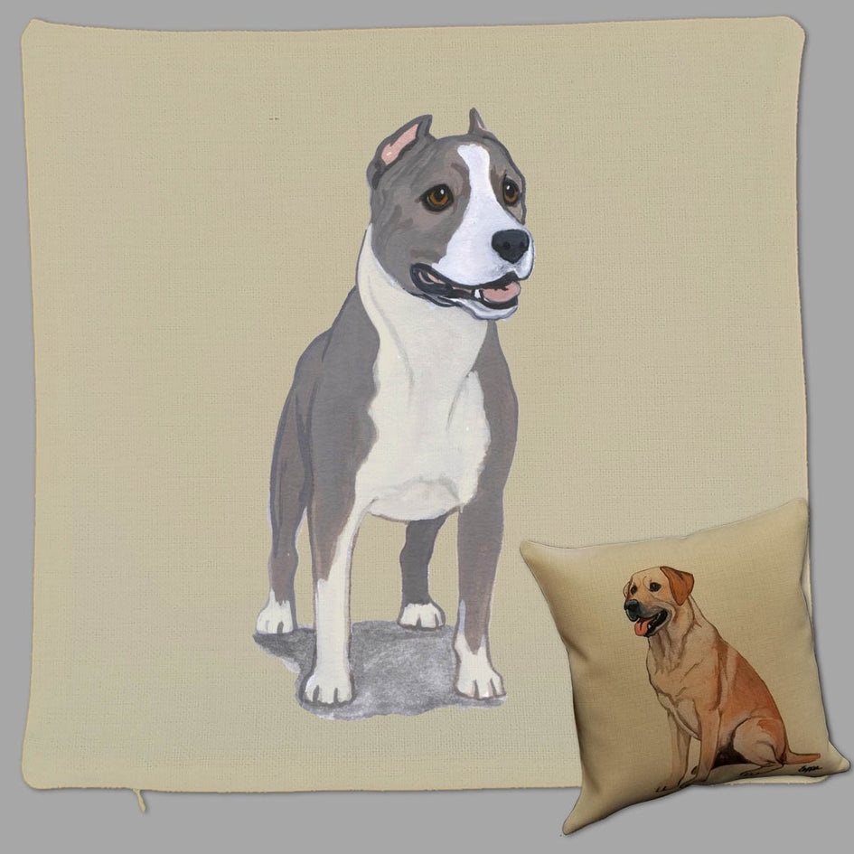 American Staffordshire Terrier Pillow Cover