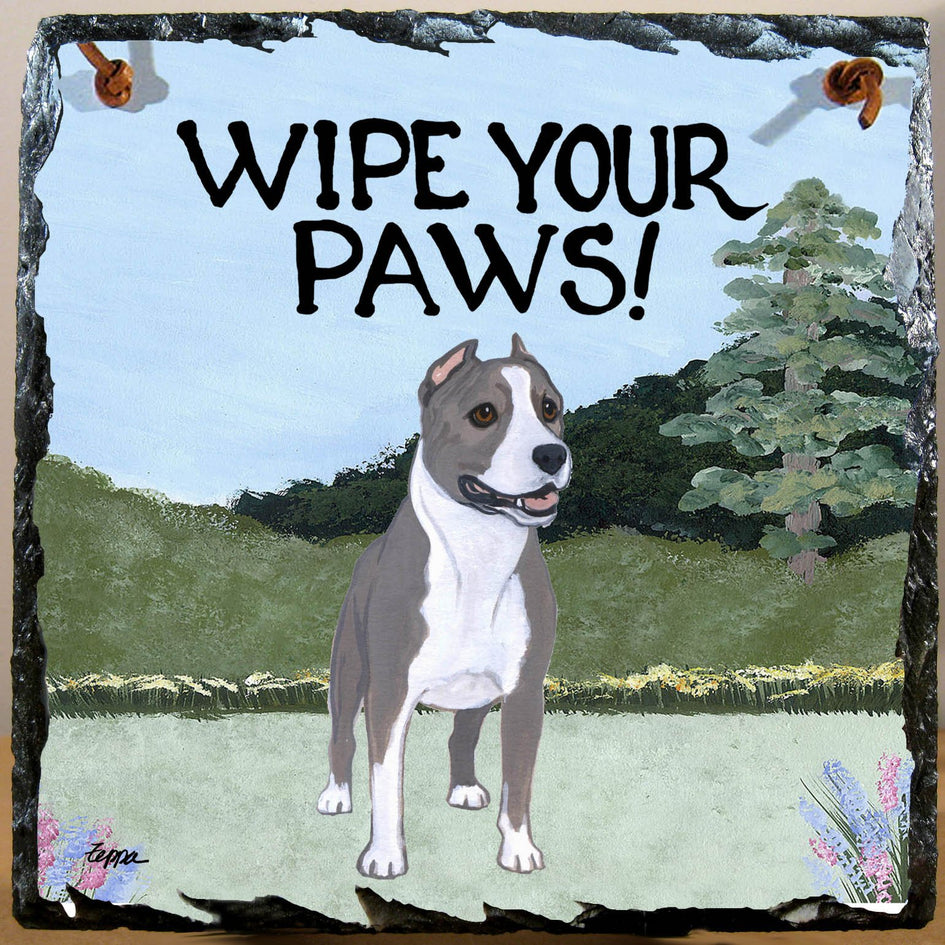 American Staffordshire Terrier Slate Sign