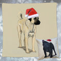 Anatolian Shepherd Dog Santa Pillow Cover