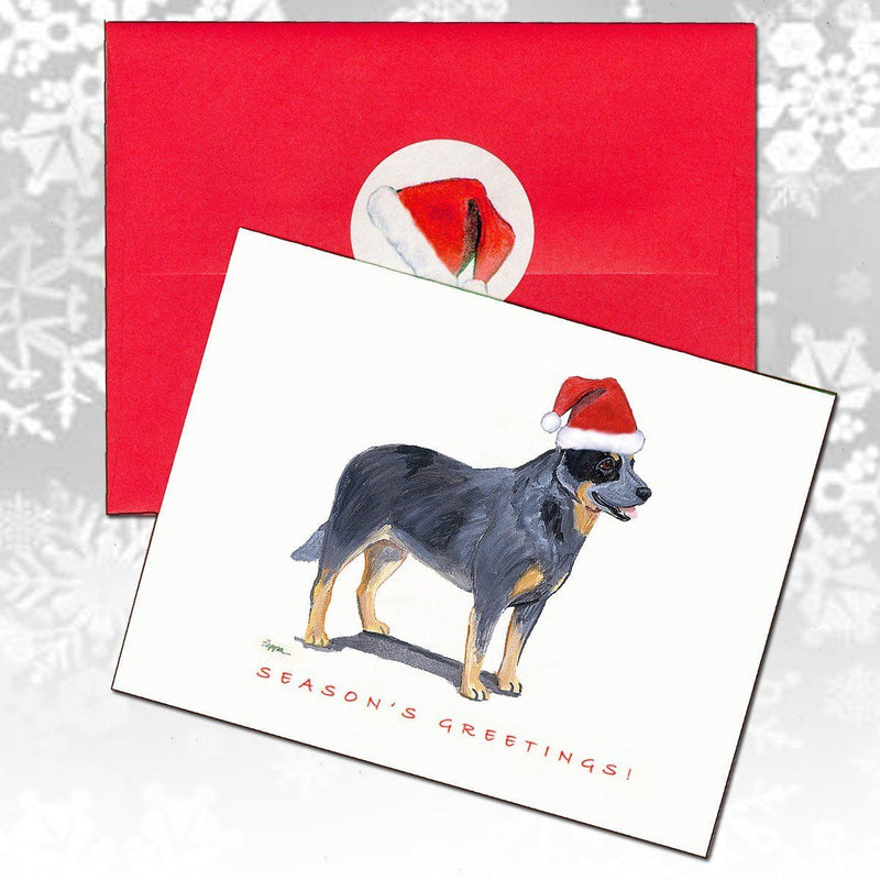 Australian Cattle Dog Christmas Note Cards