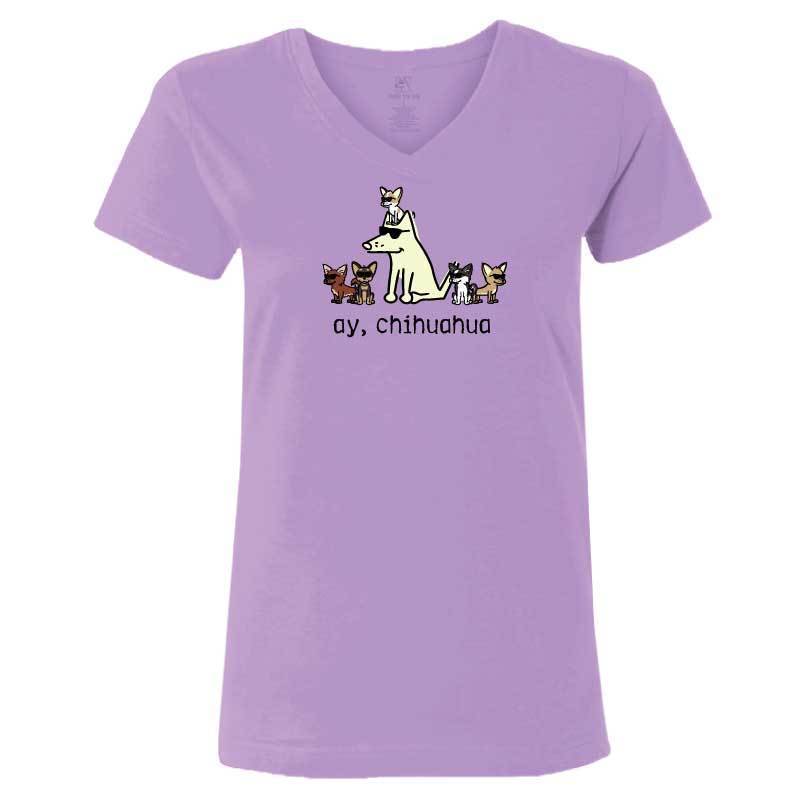 Ay, Chihuahua - Ladies T-Shirt V-Neck | AKC Shop