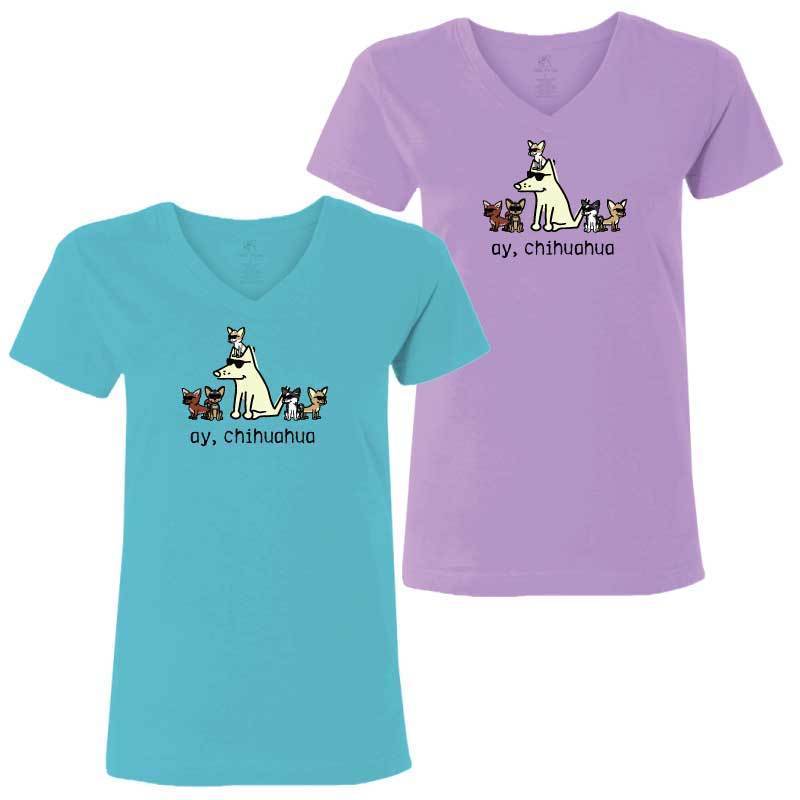 Ay, Chihuahua - Ladies T-Shirt V-Neck | AKC Shop