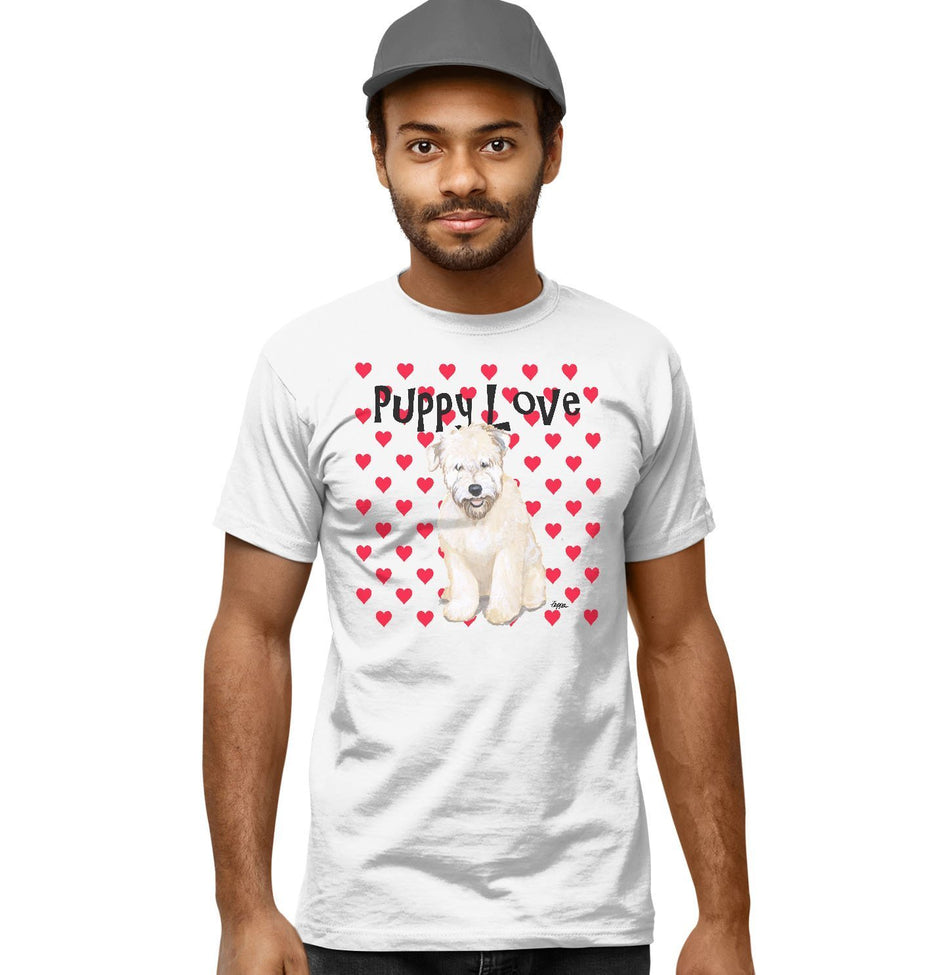 Wheaten Terrier Puppy Love - Adult Unisex T-Shirt