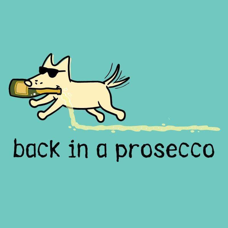Back In A Prosecco  - Ladies T-Shirt V-Neck