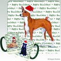 Basenji Holiday Mug