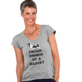 Basset Hound Proud Owner - Women's V-Neck T-Shirt