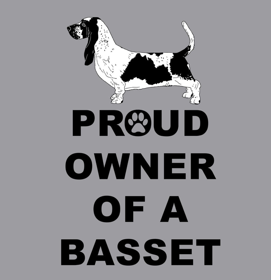 Basset Hound Proud Owner - Women's V-Neck T-Shirt