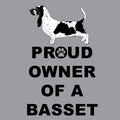 Basset Hound Proud Owner - Adult Unisex Crewneck Sweatshirt