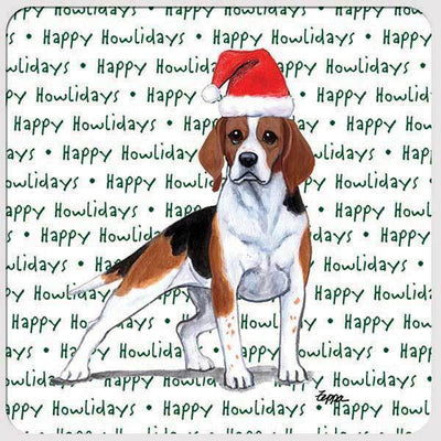 Beagle "Happy Howlidays" Coaster