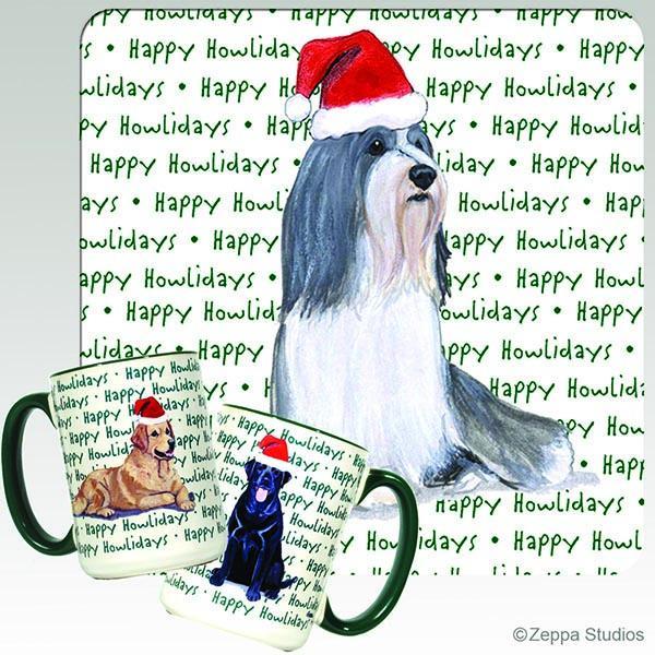 Bearded Collie Holiday Mug