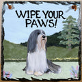 Bearded Collie Slate Sign