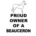 Beauceron Proud Owner - Women's V-Neck T-Shirt