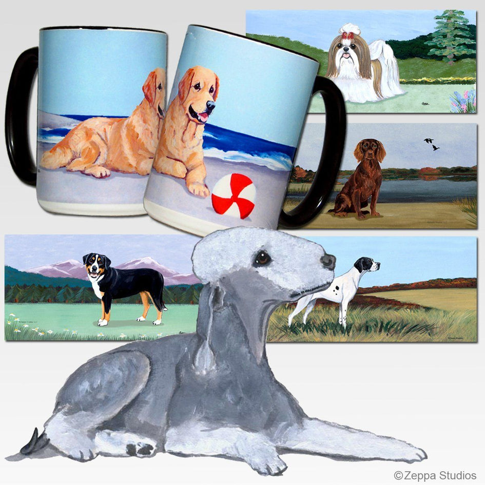 Bedlington Terrier Scenic Mug
