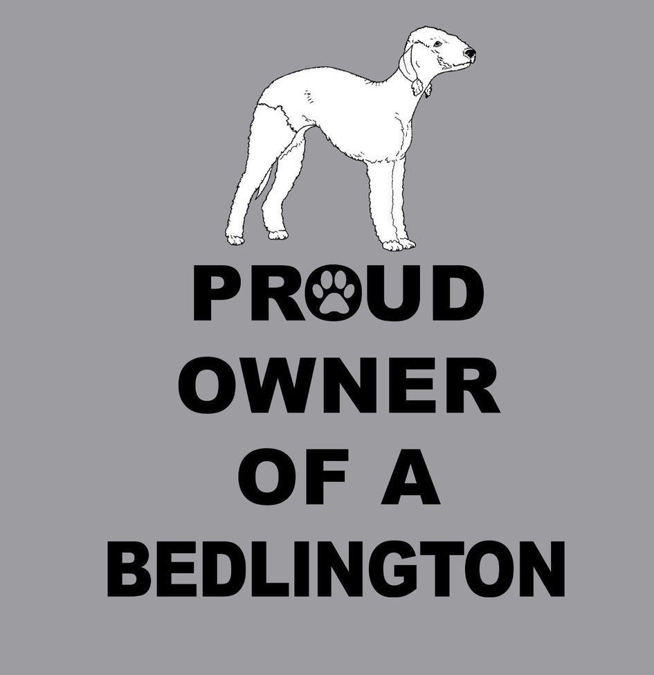 Bedlington Terrier Proud Owner - Women's V-Neck T-Shirt