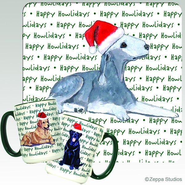 Bedlington Terrier Holiday Mug
