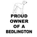 Bedlington Terrier Proud Owner - Adult Unisex Hoodie Sweatshirt