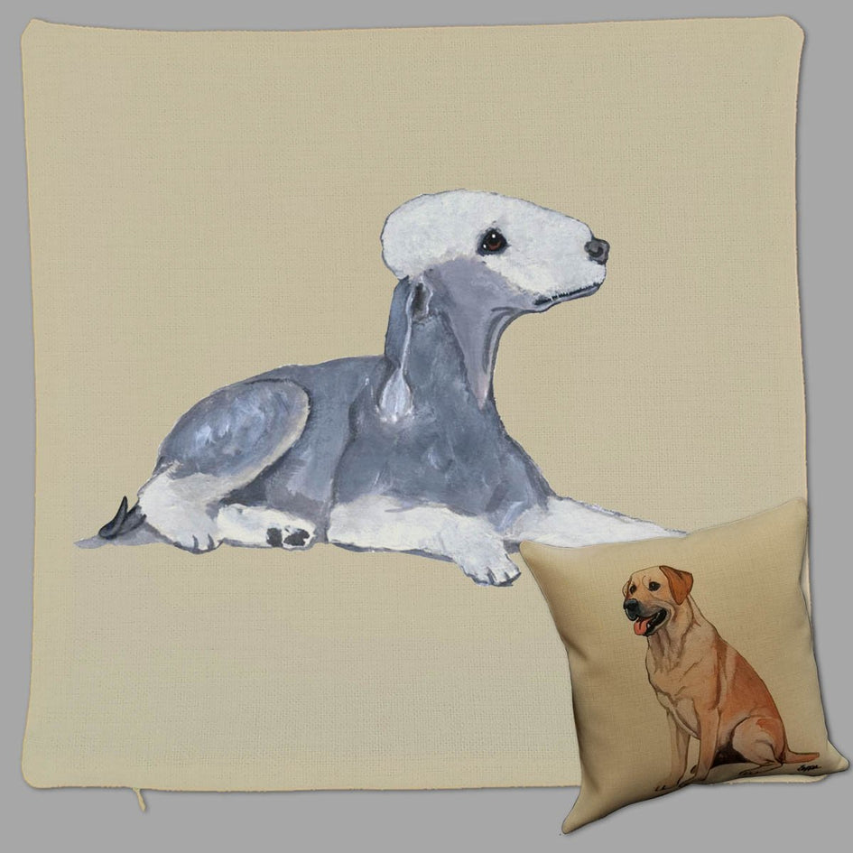 Bedlington Terrier Pillow Cover
