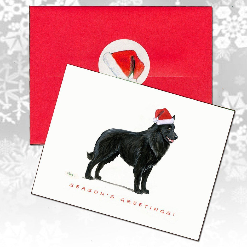 Belgian Shepherd Christmas Note Cards