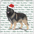 Belgian Tervuren "Happy Howlidays" Coaster
