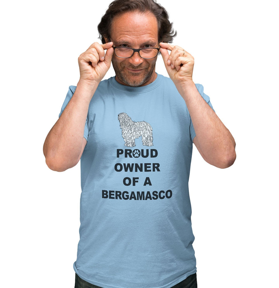 Bergamasco Sheepdog Proud Owner - Adult Unisex T-Shirt