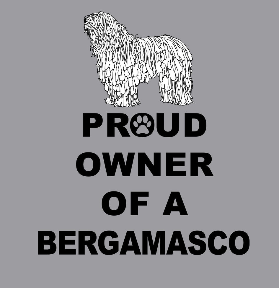 Bergamasco Sheepdog Proud Owner - Adult Unisex Hoodie Sweatshirt