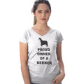 Bernese Mountain Dog Proud Owner - Women's V-Neck T-Shirt