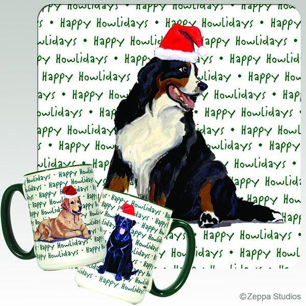 Bernese Mountain Dog Holiday Mug